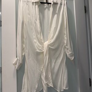 Elegant White Women's Dress